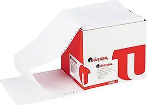 Computer Paper, 20Lb, 9-1/2 X 11, Letter Trim Perforations, White, 240
