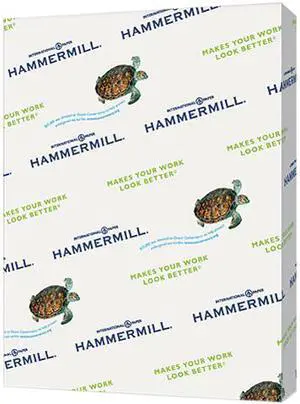 Hammermill Recycled Colored Paper 20lb 8-1/2 x 11 Canary 500 Sheets/Ream 103341