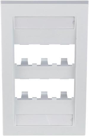 Panduit CFPE6WHY Faceplate