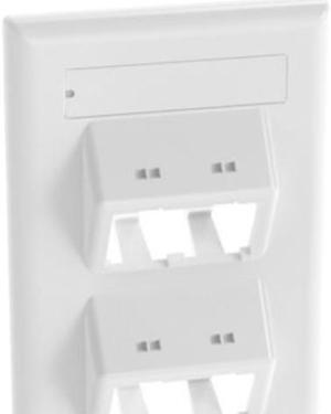 Panduit Classic CFPSL4WHY Faceplate