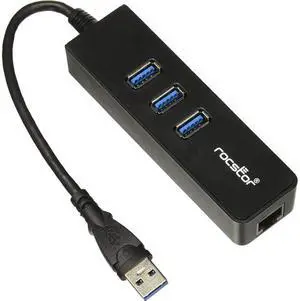 Rocstor Premium 3 Port Portable Usb 3