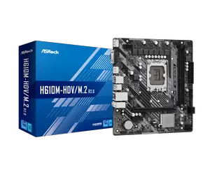 ASRock Intel H610 LGA 1700 Micro ATX DDR4 Motherboard ASRock Intel H610 LGA 1700 Micro ATX DDR4 Motherboard
