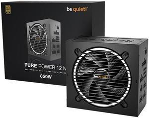 be quiet! Pure Power 12 M 850W ATX 3.0 Power Supply | 80+ Gold Efficiency | PCIe 5.0 | 2 12V-rails | Overclocking GPU Support | Modular PSU | 10 Year Warranty