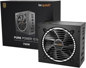 be quiet! Pure Power 12 M 750W ATX 3.0 Power Supply | 80+ Gold Efficiency | PCIe 5.0 | 2 12V-rails | Overclocking GPU Support | Modular PSU | 10 Year Warranty