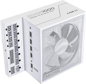 LIAN LI Edge series EG1000 White, 1000W ATX12V v3.1, 80 PLUS PLATINUM Certified , Full Modular Power Supply