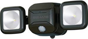 Mr Beams MB3000 Wireless Motion Sensing 500 Lumen High Performance LED Dual Head Security Spotlight, Black (Limited Edition)