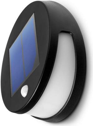 Home Zone Security Solar Down Light - Motion Sensor Wall Mount 3000K Solar Light, No Wiring Required (1-Pack)