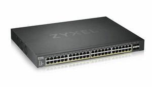ZyXEL XGS1930-52HP 48-Port Gigabit Smart Nebula Cloud Managed PoE Switch, 48 PoE+ Ports at 375W with 4 SFP+ 10G Uplinks
