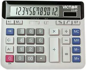 Victor 2140 Desktop Business Calculator 12-Digit LCD