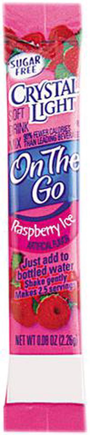 Flavored Drink Mix, Raspberry Ice, 30 .08Oz Packets/Box
