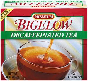 Single Flavor Tea, Decaffeinated Black, 48 Bags/Box
