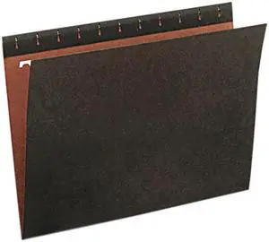 UNIVERSAL Hanging File Folders 1/5 Tab 11 Point Stock Letter Standard Green 25/Box 14115