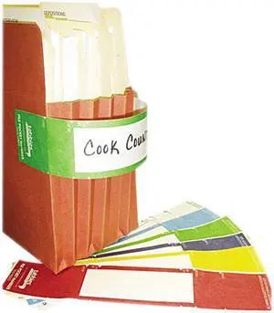 Tabbies File Pocket Handles 9-5/8 x 2 White 48/Pack 68815