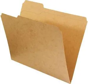Universal Kraft File Folders, 1/3 Cut Assorted, Top Tab, Letter, Brown, 100/Box