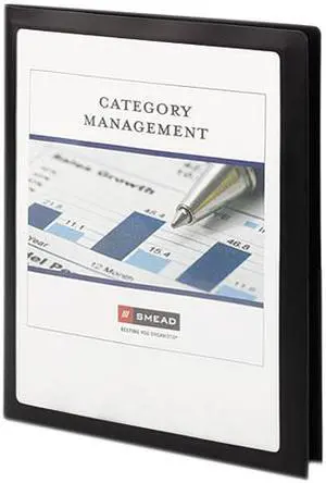 Smead Folder,2pkt,Poly,5pk,Bk 87705