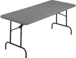 Folding Table 18"x72" Charcoal