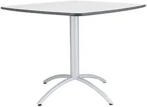 ICEBERG 65617 Square CafÃ©Worksâ¢ Table, Gray - 36" Square x 29"H, 36" W, 36"