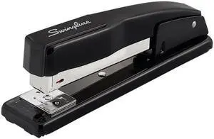 Swingline Stapler, Black, 20 Sheet, 4 In Black  Metal S7044401A