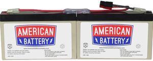 American Battery ABC Replacement Battery Cartridge #18 - Maintenance-free Lead Acid Hot-swappable (RBC18)