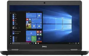 Dell Latitude 5480 14.0-in Laptop - Intel Core i5 6300U 6th Gen 2.40 GHz 8GB 256GB SSD Windows 10 Pro 64-Bit - Bluetooth, Webcam