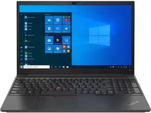 Lenovo Laptop ThinkPad E15 G3 AMD Ryzen 5 5500U (2.10GHz) 8 GB Memory 256 GB SSD AMD Radeon Graphics 15.6" Windows 10 Pro 64-bit