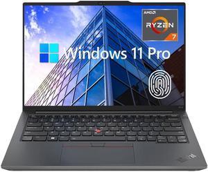Lenovo ThinkPad E14 Gen 5 Business Laptop 14 FHD Display AMD Ryzen 7 7730U beat i71255U 16GB RAM 512GB SSD FP Reader Backlit Keyboard HDMI RJ45 WiFi 6 Windows 11 Pro Black