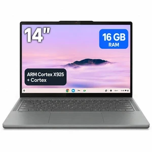 Lenovo Chrome 14M9610 83MW000EUS 14" Touchscreen Chromebook - Octa-core (ARM Cortex X925 + Cortex X4) - 16 GB - 256 GB Flash Memory - ChromeOS - Webcam - IEEE 802.11be Wireless LAN Standard Lenovo Chrome 14M9610 83MW000EUS 14" Touchscreen Chromebook - Octa-core (ARM Cortex X925 + Cortex X4) - 16 GB - 256 GB Flash Memory - ChromeOS - Webcam - IEEE 802.11be Wireless LAN Standard