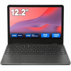 Lenovo 500e G4, Intel N200 (1.00GHz, 6MB), 12.2" WUXGA Touch, Chrome OS, 8GB, 64GB eMMC 5.1 TLC, Intel UHD Graphics, BT 5.3 Lenovo 500e G4, Intel N200 (1.00GHz, 6MB), 12.2" WUXGA Touch, Chrome OS, 8GB, 64GB eMMC 5.1 TLC, Intel UHD Graphics, BT 5.3