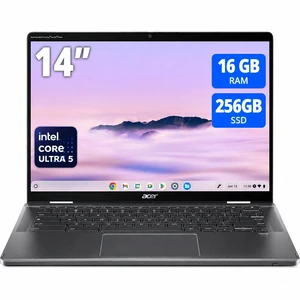 Acer Chromebook Plus Spin 714 CPE794-1N CPE794-1N-56FV 14" Touchscreen Convertible 2 in 1 Chromebook - WUXGA - Intel Core Ultra 5 125U - 16 GB - 256 GB SSD - English (US) Keyboard - Iron - Intel Acer Chromebook Plus Spin 714 CPE794-1N CPE794-1N-56FV 14" Touchscreen Convertible 2 in 1 Chromebook - WUXGA - Intel Core Ultra 5 125U - 16 GB - 256 GB SSD - English (US) Keyboard - Iron - Intel