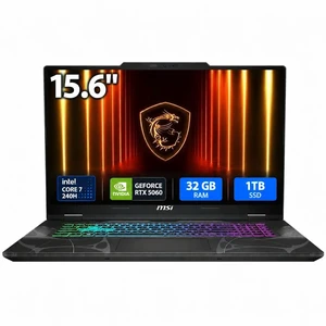 MSI Cyborg 15 B2RW Cyborg 15 B2RWFKG-421US 15.6" Gaming Notebook - Intel Core 7 240H - 32 GB - 1 TB SSD - Windows 11 Home - NVIDIA GeForce RTX 5060 8 GB - Webcam - Wi-Fi 6E MSI Cyborg 15 B2RW Cyborg 15 B2RWFKG-421US 15.6" Gaming Notebook - Intel Core 7 240H - 32 GB - 1 TB SSD - Windows 11 Home - NVIDIA GeForce RTX 5060 8 GB - Webcam - Wi-Fi 6E