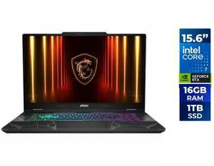 MSI Cyborg 15 B2RWEKG-293US 15.6" Gaming Notebook - Intel Core 7 240H (1.80 GHz) - 16 GB - 1 TB SSD - Windows 11 Home - NVIDIA GeForce RTX 5050 8 GB - Webcam - Wi-Fi 6E - CYBORG15B2293 MSI Cyborg 15 B2RWEKG-293US 15.6" Gaming Notebook - Intel Core 7 240H (1.80 GHz) - 16 GB - 1 TB SSD - Windows 11 Home - NVIDIA GeForce RTX 5050 8 GB - Webcam - Wi-Fi 6E - CYBORG15B2293