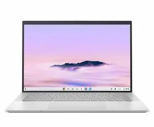 Asus ExpertBook CX54 Chromebook Plus Enterprise CX5403CMA-DB586 14" Chromebook - Intel Core Ultra 5 115U - 8 GB - 256 GB SSD - Fog Silver - ChromeOS - IEEE 802.11ax Wireless LAN Standard