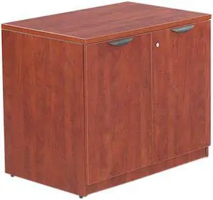 Alera Valencia Series Storage Cabinet, 34w x 22 3/4d x 29 1/2h, Medium Cherry