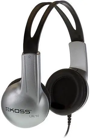 Koss UR10 Stereo Over-Ear Headphones Black/Silver