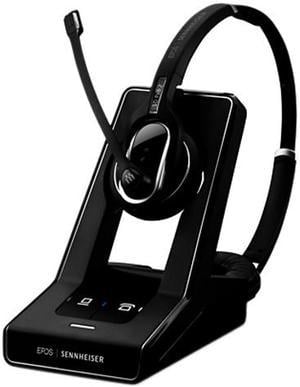 Sennheiser Enterprise Solution SD Pro2 ML Double-Sided Multi Connectivity Wireless Headset for Desk Phone & Skype for Business Ultra Noise-Cancelling Microphone, Black