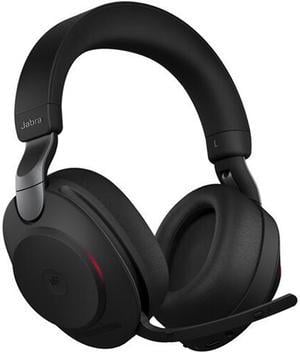 Jabra Evolve2 85 Link380c MS Stereo - Black Wireless Headset / Music Headphones (Microsoft Teams, USB Type-C, Noise-Canceling)