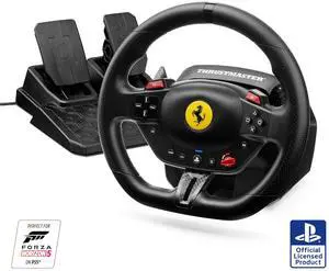 Thrustmaster T98PSFERRARI T98 Ferrari 296 GTB Racing Wheel and Pedal Set - PS4, PS5, PC