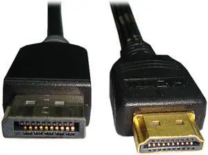 Unirise 15Ft Displayport Male To Hdmi Male Cable