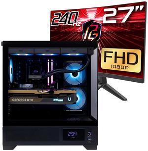ZOTAC MEK AI-Enhanced Gaming PC Desktop Computer - NVIDIA GeForce RTX 5070 TI, AMD Ryzen 5 7600X up to 5.3GHz, 16GB RGB DDR5, 1TB NVME M.2 SSD, 850W 80+ GOLD PSU, WiFi 5,BT 5.2, Windows 11 Home 64-bit