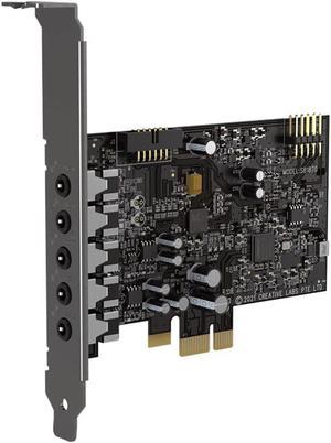 Creative Sound Blaster Audigy Fx V2 Upgradable Hi-res PCI-e Sound Card with 5.1 Discrete and Virtual Surround, Scout Mode, SmartComms Kit for PC