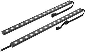 NZXT Underglow Accessory - Two 300mm RGB LED Strips - CAM-Powered -  Immersive Desktop Lighting System