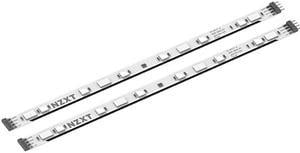 NZXT LED Strips Accessory - Two 200mm RGB LED Lighting Strips - Magnetic & Double-Sided Tape