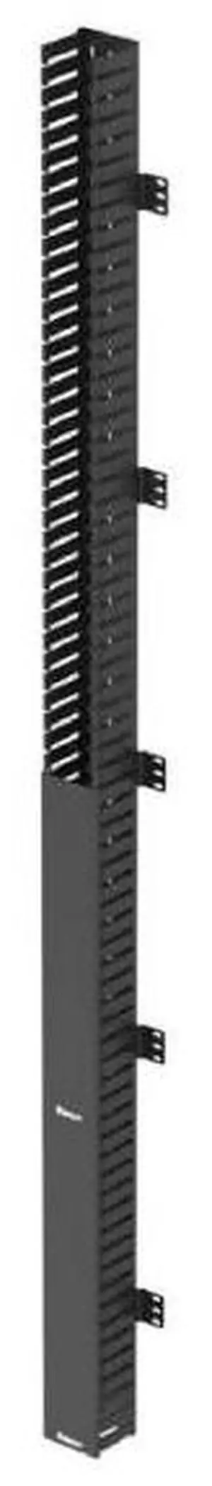 Panduit CWMPV3340 IN-Cabinet Vertical Cable Manager - 40RU - 3.2 in. Depth - Front Mount - PVC - Black - Indoor - RoHS Compliant Panduit CWMPV3340 IN-Cabinet Vertical Cable Manager - 40RU - 3.2 in. Depth - Front Mount - PVC - Black - Indoor - RoHS Compliant