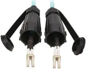 Tripp Lite 10Gb Duplex Multimode 50/125 Om3 Fiber Patch Cable Aqua 1M