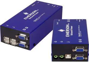Vertiv Avocent LV3000 | IP KVM Extender | Dual VGA, USB, Audio (LV3020P-001)