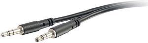 C2G 22600 3ft Slim Aux 3.5mm Audio Cable, M/M