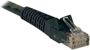 TRIPP LITE N201-005-BK50BP 5FT CAT6 GIGABIT SNAGLESS MOLDED PATCH CABLE RJ45 M/M BLACK 50 BULK PACK