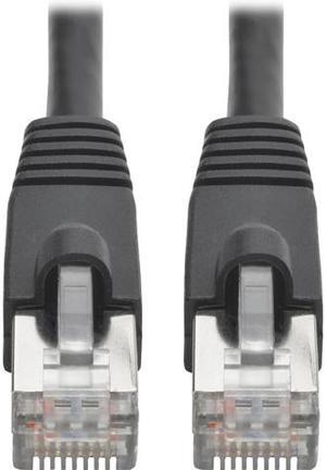 Tripp Lite Cat6a Snagless Shielded STP Patch Cable 10G, PoE, Black M/M 20 ft. (N262-020-BK)
