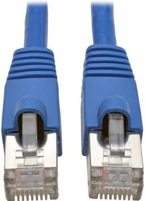 Tripp Lite Cat6a Snagless Shielded STP Patch Cable 10G, PoE, Blue M/M 20 ft. (N262-020-BL)