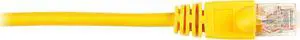 Black Box CAT6PC-002-YL Box Cat6 Value Line Patch Cable, Stranded, Yellow, 2-Ft. (0.6-M) - Category 6 For Network Device - 2 Ft - 1 X Rj-45 Male Network - 1 X Rj-45 Male Network - Yellow